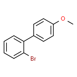 ChemSpider 2D Image | 2-Bromo-4'-methoxybiphenyl | C13H11BrO