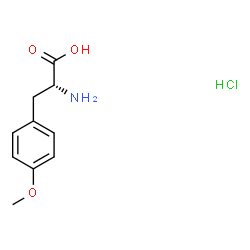 ChemSpider 2D Image | 4-Methoxy-D-Phenylalanine HCl | C10H14ClNO3