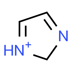 ChemSpider 2D Image | 2H-imidazolium | C3H5N2