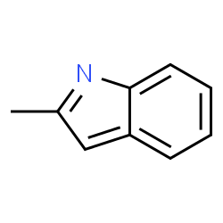 ChemSpider 2D Image | 2-methylindole | C9H8N