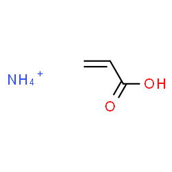 ChemSpider 2D Image | 2-Propenoic acid, ammonium salt (1:1) | C3H8NO2