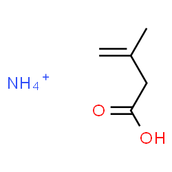 ChemSpider 2D Image | 3-Butenoic acid, 3-methyl-, ammonium salt (1:1) | C5H12NO2