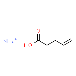 ChemSpider 2D Image | 4-Pentenoic acid, ammonium salt (1:1) | C5H12NO2