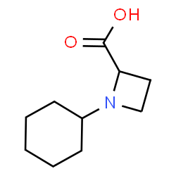ChemSpider 2D Image | 1-Cyclohexyl-2-azetidinecarboxylic acid | C10H17NO2