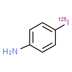 ChemSpider 2D Image | 4-(~125~I)Iodoaniline | C6H6125IN