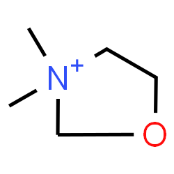 ChemSpider 2D Image | 3,3-Dimethyl-1,3-oxazolidin-3-ium | C5H12NO
