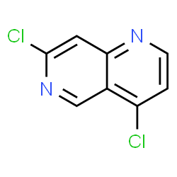 ChemSpider 2D Image | 4,7-Dichloro-1,6-naphthyridine | C8H4Cl2N2
