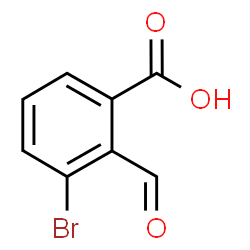 ChemSpider 2D Image | 3-Bromo-2-formylbenzoic acid | C8H5BrO3