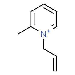 ChemSpider 2D Image | 1-Allyl-2-methylpyridinium | C9H12N