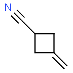 ChemSpider 2D Image | 3-Methylene-1-cyanocyclobutane | C6H7N