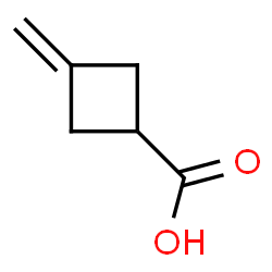 ChemSpider 2D Image | 3-Methylenecyclobutanecarboxylic acid | C6H8O2