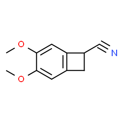 ChemSpider 2D Image | 4,5-Dimethoxy-1-cyanobenzocyclobutane | C11H11NO2