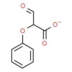 ChemSpider 2D Image | formylphenoxyacetate | C9H7O4