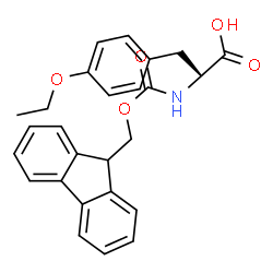 ChemSpider 2D Image | Fmoc-O-ethyl-L-tyrosine | C26H25NO5