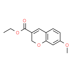 ChemSpider 2D Image | Ethyl 7-methoxy-2H-chromene-3-carboxylate | C13H14O4