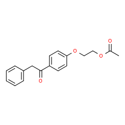 ChemSpider 2D Image | 2-[4-(Phenylacetyl)phenoxy]ethyl acetate | C18H18O4