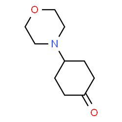 ChemSpider 2D Image | 4-Morpholinocyclohexanone | C10H17NO2