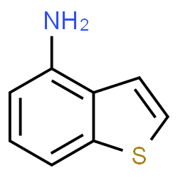 ChemSpider 2D Image | 1-Benzothiophen-4-amine | C8H7NS