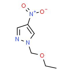 ChemSpider 2D Image | 1-(Ethoxymethyl)-4-nitro-1H-pyrazole | C6H9N3O3
