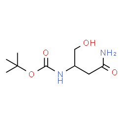 ChemSpider 2D Image | 2-Methyl-2-propanyl (4-amino-1-hydroxy-4-oxo-2-butanyl)carbamate | C9H18N2O4