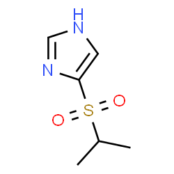 ChemSpider 2D Image | 4-(Isopropylsulfonyl)-1H-imidazole | C6H10N2O2S