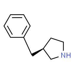 ChemSpider 2D Image | (3S)-3-Benzylpyrrolidine | C11H15N