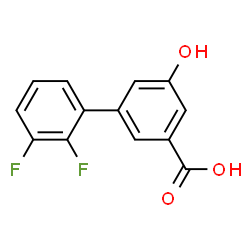 ChemSpider 2D Image | 2',3'-Difluoro-5-hydroxy-3-biphenylcarboxylic acid | C13H8F2O3