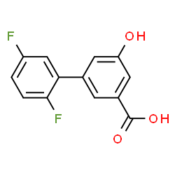 ChemSpider 2D Image | 2',5'-Difluoro-5-hydroxy-3-biphenylcarboxylic acid | C13H8F2O3