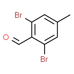 ChemSpider 2D Image | 2,6-Dibromo-4-methylbenzaldehyde | C8H6Br2O