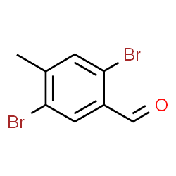 ChemSpider 2D Image | 2,5-Dibromo-4-methylbenzaldehyde | C8H6Br2O