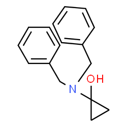 ChemSpider 2D Image | 1-(Dibenzylamino)cyclopropanol | C17H19NO