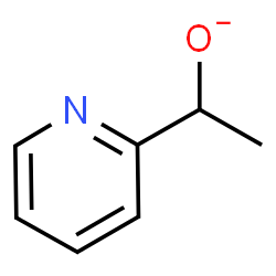 ChemSpider 2D Image | 1-(2-Pyridinyl)ethanolate | C7H8NO