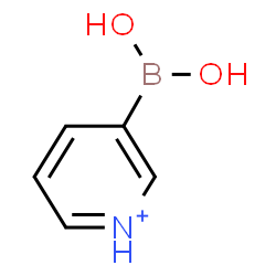 ChemSpider 2D Image | 3-(Dihydroxyboryl)pyridinium | C5H7BNO2