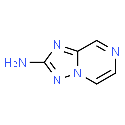 ChemSpider 2D Image | [1,2,4]Triazolo[1,5-a]pyrazin-2-amine | C5H5N5