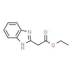ChemSpider 2D Image | Ethyl (2-benzoimidazolyl)acetate | C11H12N2O2