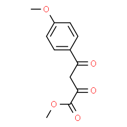 ChemSpider 2D Image | Methyl 4-(4-methoxyphenyl)-2,4-dioxobutanoate | C12H12O5