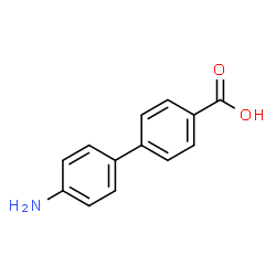 ChemSpider 2D Image | 4'-Amino-4-biphenylcarboxylic acid | C13H11NO2