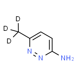 ChemSpider 2D Image | 6-(trideuteriomethyl)pyridazin-3-amine | C5H4D3N3