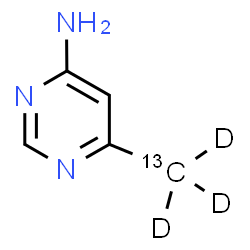 ChemSpider 2D Image | 6-methylpyrimidin-4-amine | C413CH4D3N3
