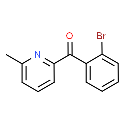 ChemSpider 2D Image | (2-Bromophenyl)(6-methyl-2-pyridinyl)methanone | C13H10BrNO