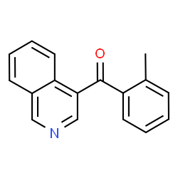 ChemSpider 2D Image | Isoquinolin-4-yl(o-tolyl)methanone | C17H13NO