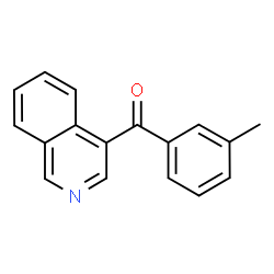 ChemSpider 2D Image | Isoquinolin-4-yl(m-tolyl)methanone | C17H13NO