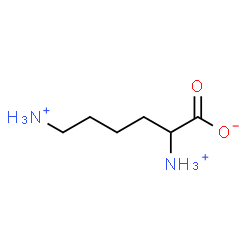 ChemSpider 2D Image | 6-Ammonionorleucine | C6H15N2O2