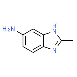 ChemSpider 2D Image | 2-Methyl-1H-benzimidazol-5-amine | C8H9N3