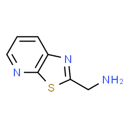 ChemSpider 2D Image | 1-([1,3]Thiazolo[5,4-b]pyridin-2-yl)methanamine | C7H7N3S