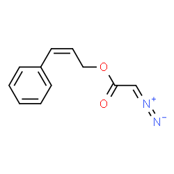 ChemSpider 2D Image | (2Z)-3-Phenyl-2-propen-1-yl diazoacetate | C11H10N2O2