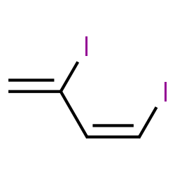 ChemSpider 2D Image | (1Z)-1,3-Diiodo-1,3-butadiene | C4H4I2