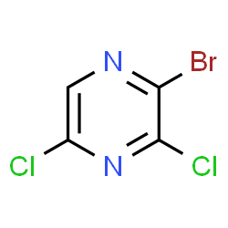 ChemSpider 2D Image | 2-Bromo-3,5-dichloropyrazine | C4HBrCl2N2