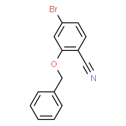 ChemSpider 2D Image | 2-(Benzyloxy)-4-bromobenzonitrile | C14H10BrNO