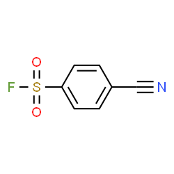 ChemSpider 2D Image | 4-Cyanobenzenesulfonyl fluoride | C7H4FNO2S
